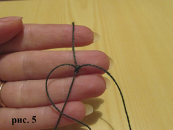 Прямой и обратный узел фриволите мастер класс